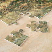 Costa Rica, Ara Ambigua, Großer grüner Ara. Puzzle (Seite)