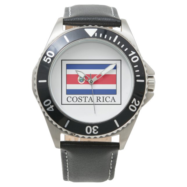 Costa Rica Armbanduhr (Vorderseite)