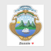 Costa Rica Aufkleber (Blatt)