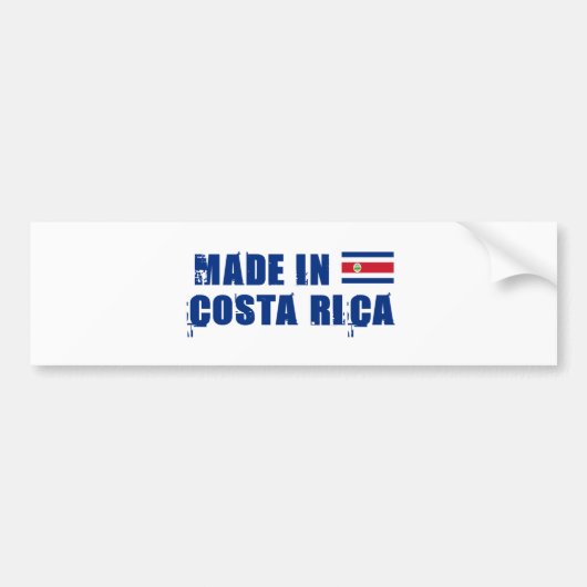 COSTA RICA AUTOAUFKLEBER (Vorne)