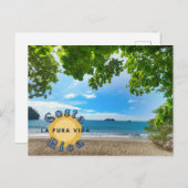 Costa Rica Beach Fotokarte Postkarte (Vorne/Hinten)