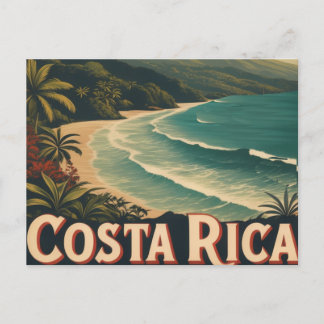 Costa Rica Beach Pura Vida Postkarte