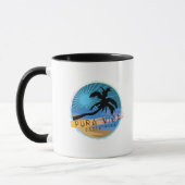 Costa Rica Beach Pura Vida Souvenir Tasse (Links)
