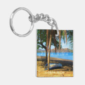 Costa Rica Beach Souvenir Schlüsselanhänger (Vorderseite links)