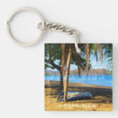 Costa Rica Beach Souvenir Schlüsselanhänger (Vorderseite)
