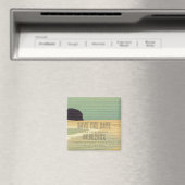 Costa Rica Beach Wedding Save the Date Magnet (In Situ (Geschirrspüler))