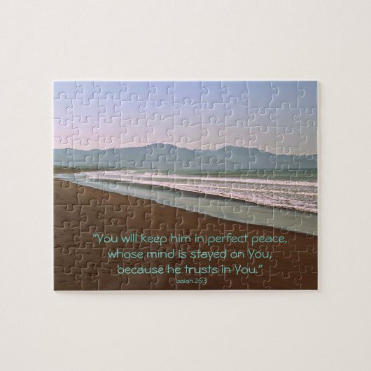 Costa Rica, Beach, with Mountains Foto Puzzle (Horizontal)