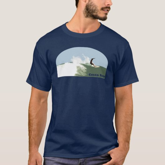 Costa Rica-Brandung 2 T-Shirt (Vorderseite)