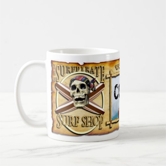 Costa Rica Brandungs-Geschäfts-Tasse Kaffeetasse (Links)