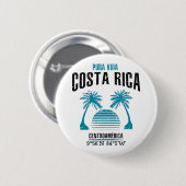 Costa Rica Button (Vorne & Hinten)