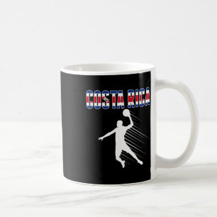 Costa Rica Bysketbyll Liebhaber Jersey Costa Rican Kaffeetasse