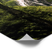 Costa Rica, Cocos Island, Wafer Bay Wasserfall Poster (Ecke)