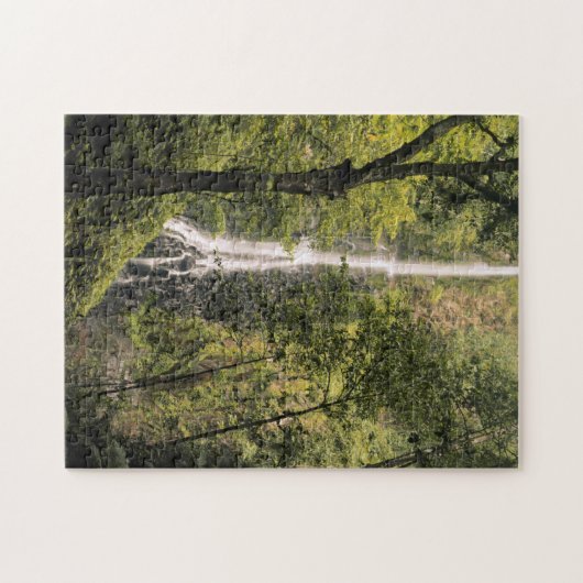 Costa Rica, Cocos Island, Wafer Bay Wasserfall Puzzle (Horizontal)