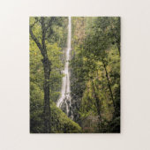 Costa Rica, Cocos Island, Wafer Bay Wasserfall Puzzle (Vertikal)
