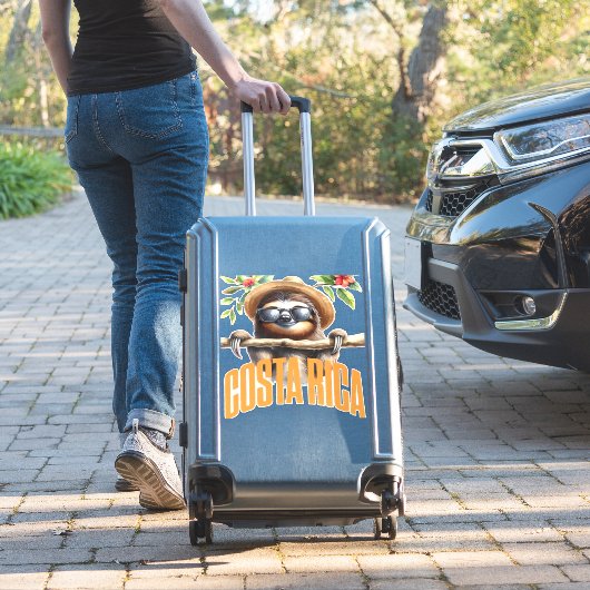 Costa Rica cool sloth Classic T-Shirt Aufkleber (Koffer Insitu)