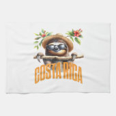 Costa Rica cool sloth Classic T-Shirt Geschirrtuch (Horizontal)