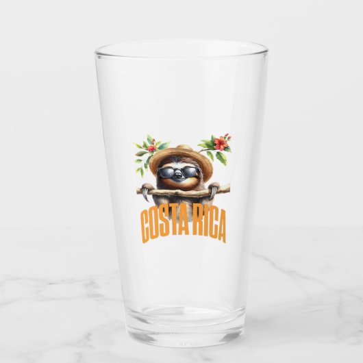 Costa Rica cool sloth Classic T-Shirt Glas (Vorderseite)
