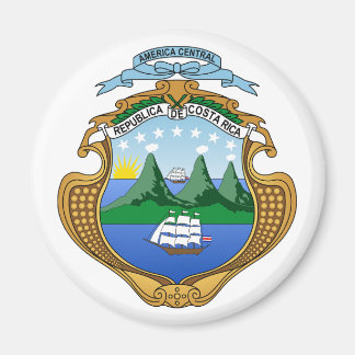 Costa Rica country coat arms symbol emblem flag Magnet