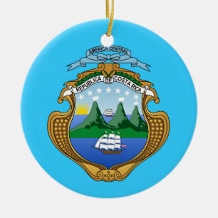 COSTA RICA Custom Christmas Ornament