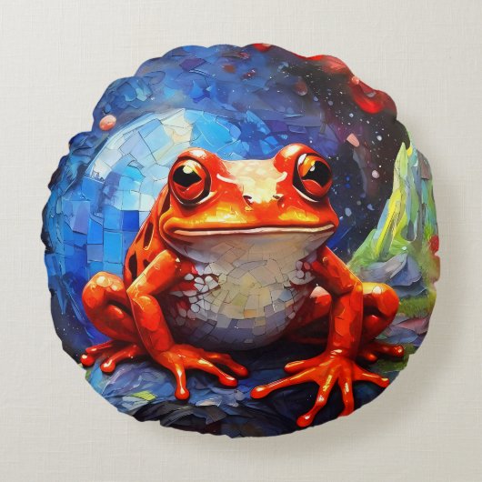 Costa Rica Dart Frog Kissen Kissen (Vorderseite)