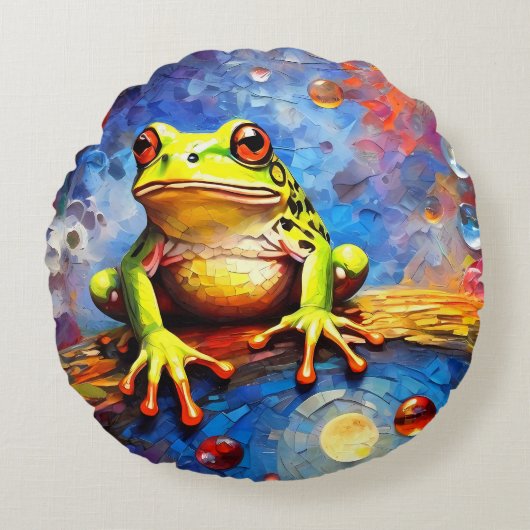 Costa Rica Dart Frog Kissen Kissen (Vorderseite)