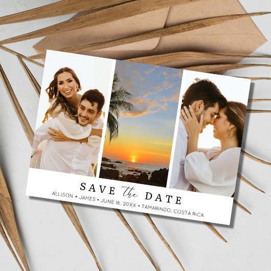 Costa Rica Destination Beach Wedding Foto Save The Date