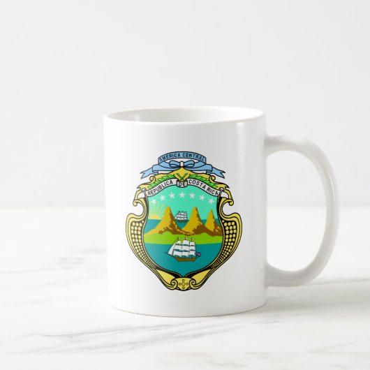 Costa Rica Emblem Kaffeetasse (Rechts)