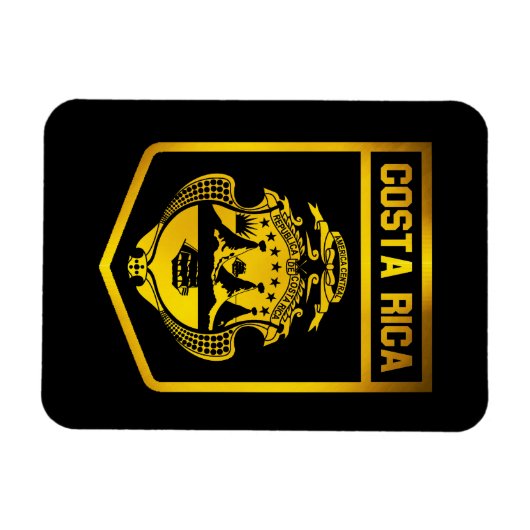 Costa Rica Emblem Magnet (Horizontal)