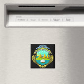 Costa Rica Emblem Magnet (In Situ (Geschirrspüler))