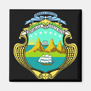 costa rica emblem magnet