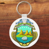 Costa rica Emblem Schlüsselanhänger (Vorderseite)