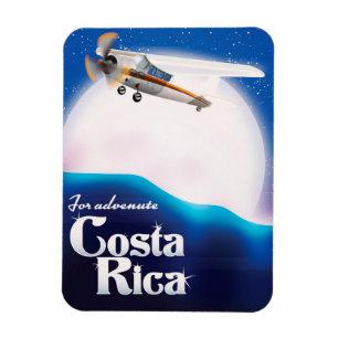 Costa rica Erlebnismond Reiseplakat Magnet