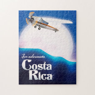 Costa rica Erlebnismond Reiseplakat Puzzle