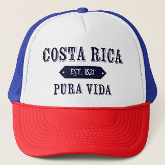 Costa Rica Est. 1821 Pura Vida Hat Truckerkappe