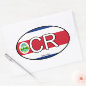 Costa Rica Euro Sticker (Umschlag)