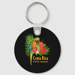 Costa Rica Familienurlaub Parrot Blume Tropisch Schlüsselanhänger