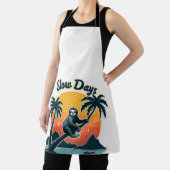 Costa Rica Faultier Vintage Sonnenuntergang Reise  Schürze (InSitu)