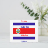 Costa rica feiertagspostkarte (Stehend Vorderseite)