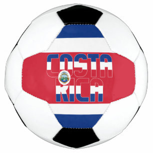 Costa Rica Flag Adortable Patriotic Fußball