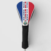 Costa Rica Flag Gorgetic Patriotic Golf Headcover (Vorderseite)