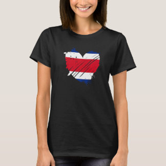 Costa Rica Flag I Liebe Es ist in meiner DNS für C T-Shirt