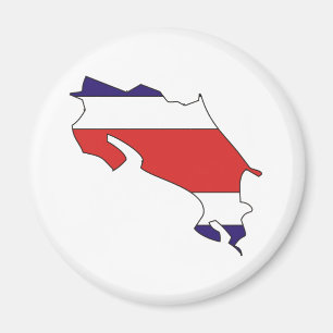 Costa Rica Flag Karte Magnet