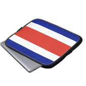 Costa Rica Flag Laptop Sleeve (Vorne Knopf)