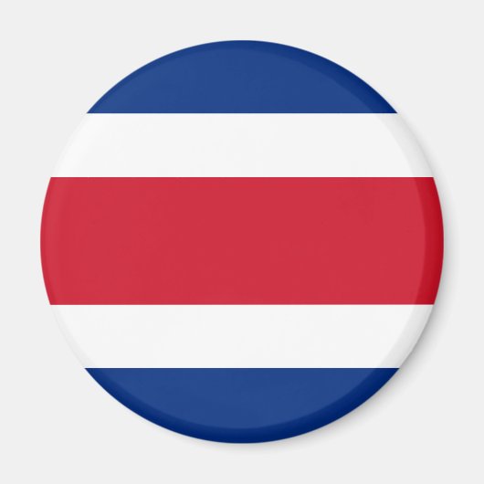 Costa Rica Flag Magnet (Vorne)