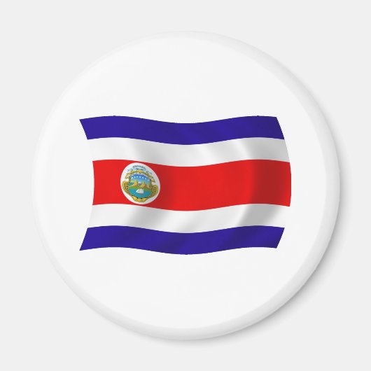Costa Rica Flag Magnet (Vorne)