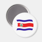 Costa Rica Flag Magnet (Vorderseite/Rückseite)