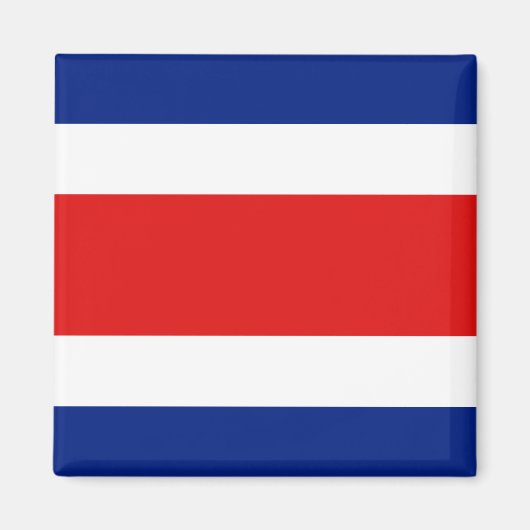 Costa Rica Flag Magnet (Vorne)