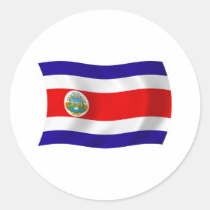 Costa Rica Flag Sticker