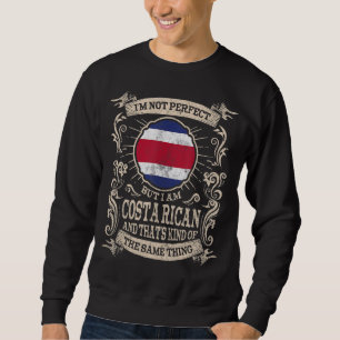 Costa Rica Flag Stolz Costa Ricaner Männer und Fra Sweatshirt