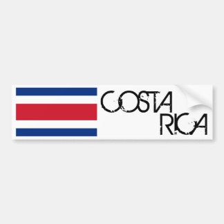 Costa Rica-Flagge Autoaufkleber